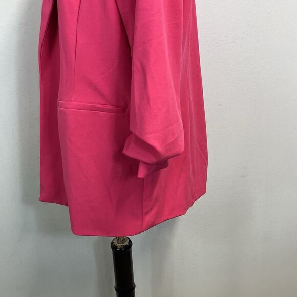 Dakota Blue Blazer Jacket size Extra Large Hot Pink Loose Fit Career Church - Picture 9 of 11